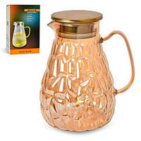 Графін скляний з кришкою 1,8л  (36шт)