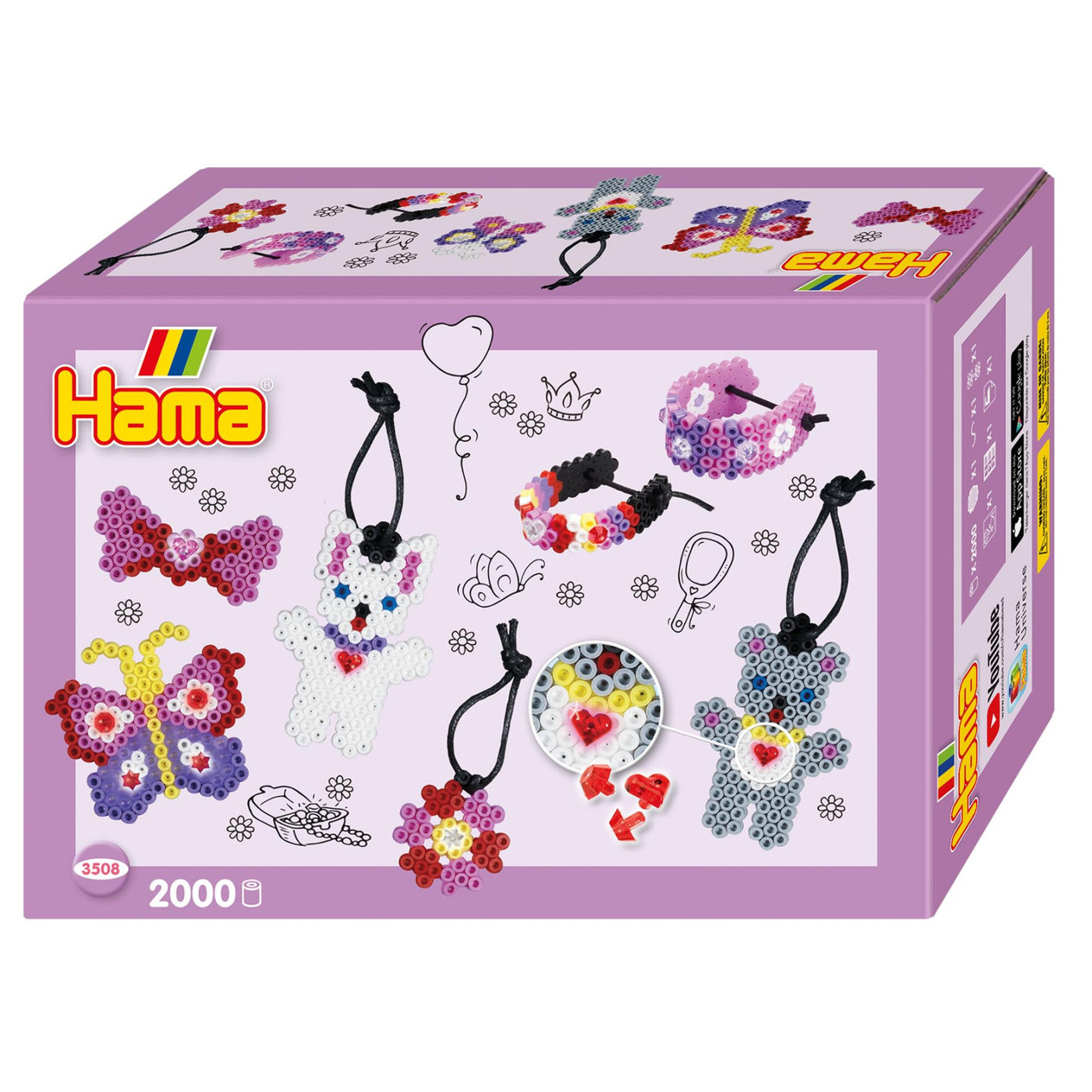 Термомозаїка HAMA Набір Модні аксесуари Midi 5+ (3508)