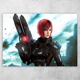 Плакат постер "Mass Effect / Масс Ефект" №24