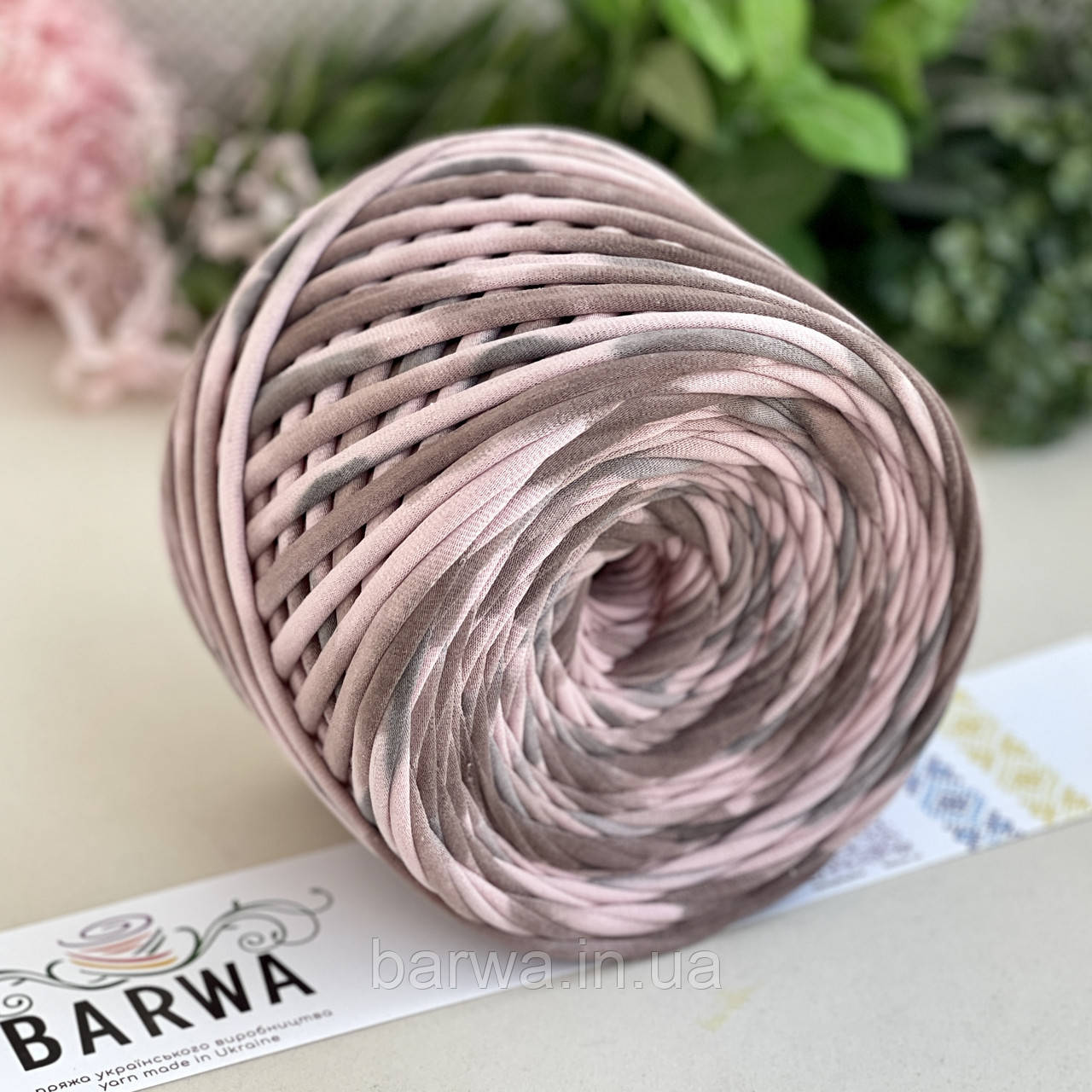 Пряжа трикотажна BARWA Мармур