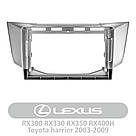 Штатна магнітола андроїд LUXUS RX300/RX330/RX350 ,Автомагнітола 2 дин 2/32,штатний головний пристрій лексус, фото 3