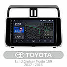 Штатна магнітола андроїд TOYOTA PRADO 2017+ 9", Автомагнітола 2 дин 2/32, штатний головний пристрій тойота, фото 2