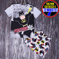 Піжама для хлопчика "Teen Titans" сіра
