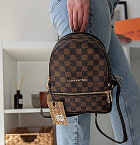 Рюкзак Louis Vuitton Backpack Mini коричнева клітка