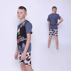 Піжама для хлопчика "Teen Titans" меланж