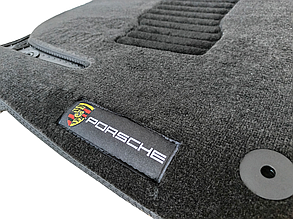 Велюрові килимки в салон Beltex Porsche Cayenne 2002-2010 Чорні