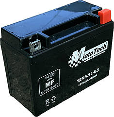 Гелевий мото акумулятор АКБ 12V, 6,5 А/год 12N6.5L-BS MotoTech 2025рік