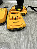 Шурупокрут DeWalt 48 V 6.0 AH з набором інструментів/Акумуляторний шурупокрут DeWalt 24 В із насадками в кейсі, фото 4