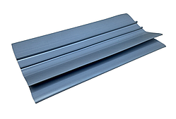 Захисний привальний брус 80мм ПВХ з бризковідбійником для надувного човна сірий