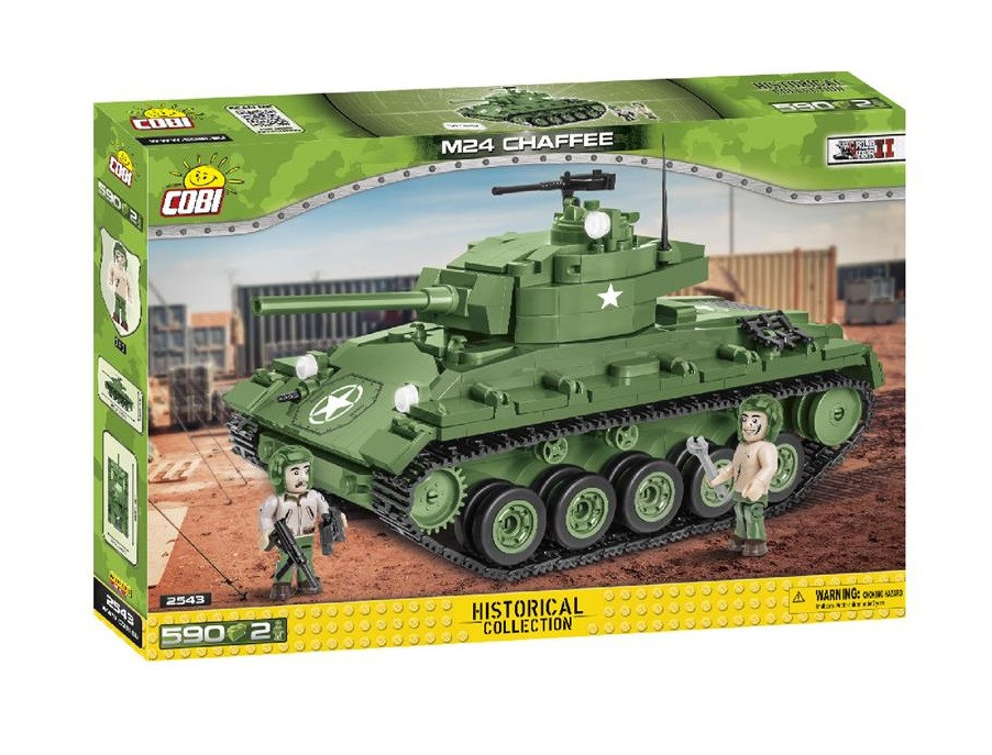 Конструктор COBI Друга Світова Війна Танк M24 Чаффі, 590 деталей (COBI-2543), фото 1