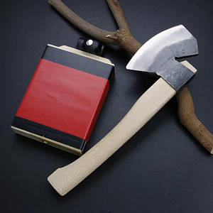 Туристична сокира з дерев'яною ручкою Honmamon / Хонмамон, тип Mountain (Японія)