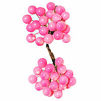 Ягідки декоративні рожеві 12 мм 40 шт. 