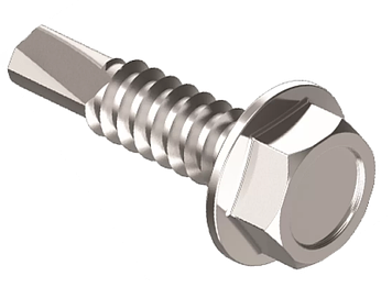 Покрівельний саморіз для металу з довгим буром 5.5x50 Тайвань (250 штук)