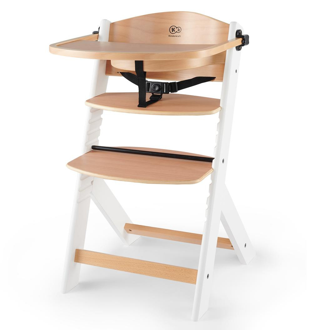 Стільчик для годування KiderKraft Enock Natural White, фото 1