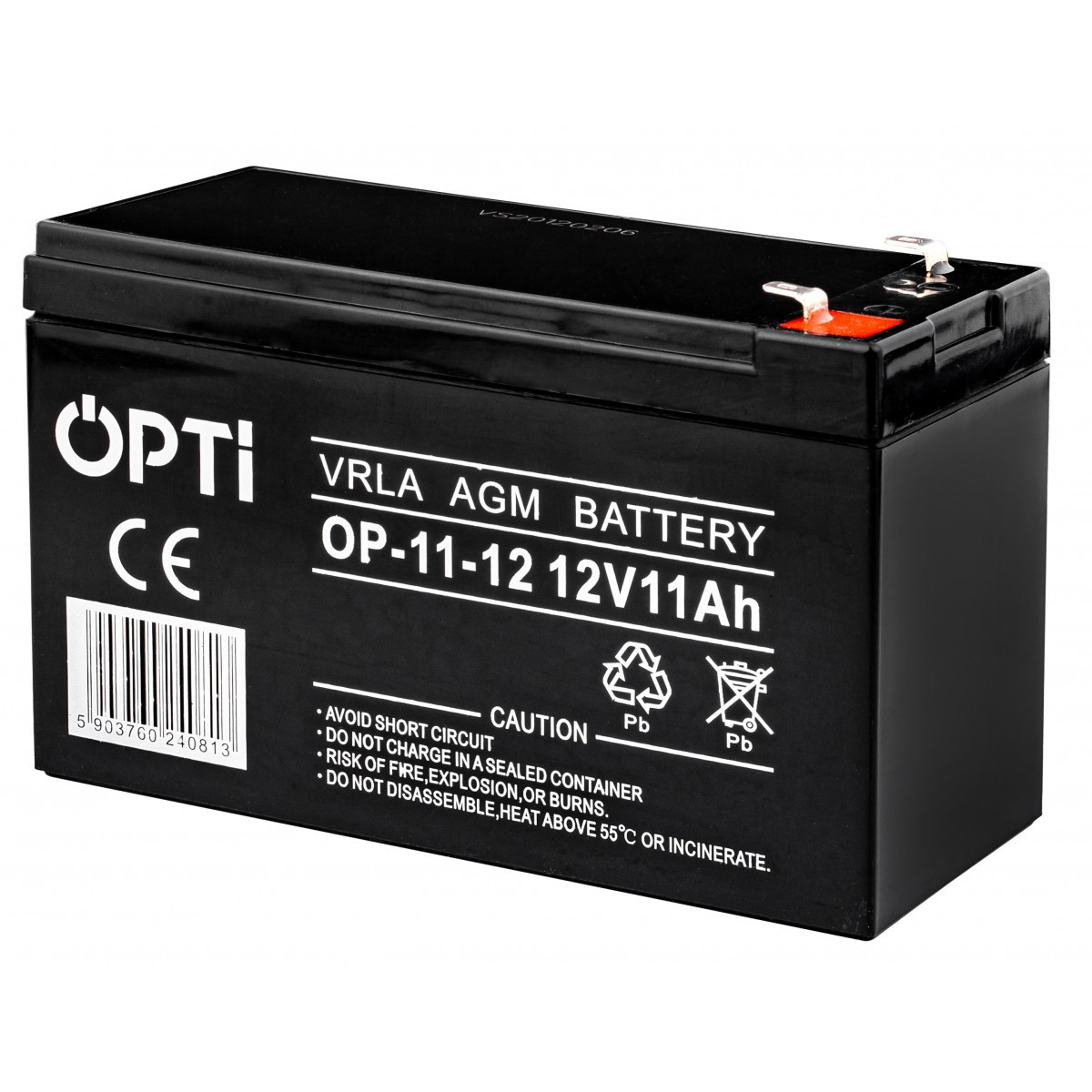 Акумуляторна батарея Volt Polska AGM OPTI 12 V 11 Ah VRLA