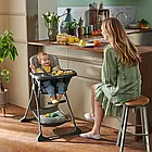 Стільчик для годування KiderKraft FOLDEE Grey, фото 7