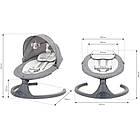 Колисальний центр Kidwell LUXI Dark Melange, фото 11