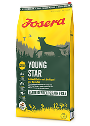 Корм Josera Young Star (беззерновий для цуценят з птицею і картоплею)12.5кг+БЕЗКОШТОВНА ДОСТАВКА