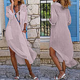 Жіноча літня сукня льон норма та батал новинка 2024, фото 2