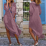 Жіноча літня сукня льон норма та батал новинка 2024, фото 4