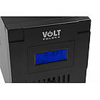 Джерело безперебійного живлення UPS VoltPolska 1200VA (720W) 2*7Ah, фото 3