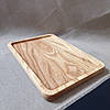 Дошка 25х20 для подавання страв двостороння з ясена, фото 8