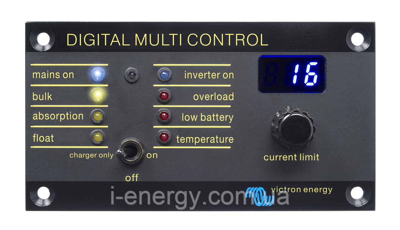Панель керування Digital Multi Control 200/200A REC020005010 Victron Energy