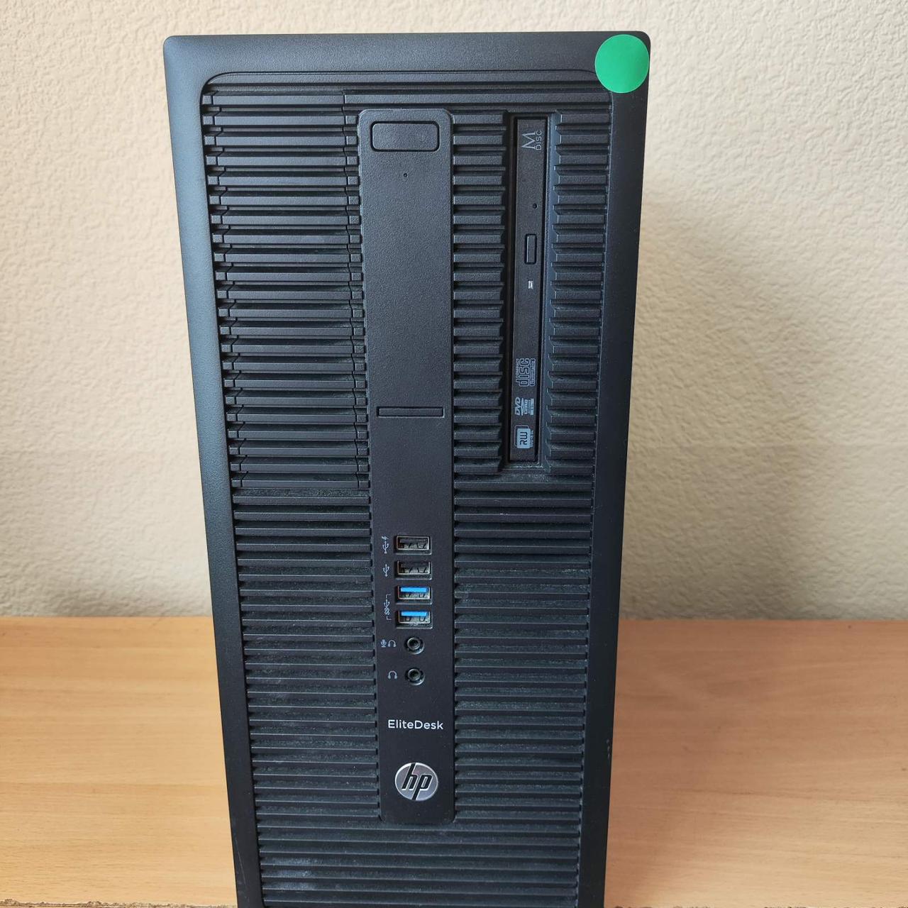 Системний блок б/в базовий ігровий HP EliteDesk 800 G2 TWR I3-6100/ 8 Гб DDR4/SSD 128 Gb/AMD Radeon R9 360 2GB/DVD-RW
