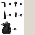 Пароочисник  для прибирання будинку ручний  Zeeegma DRADEN, фото 7