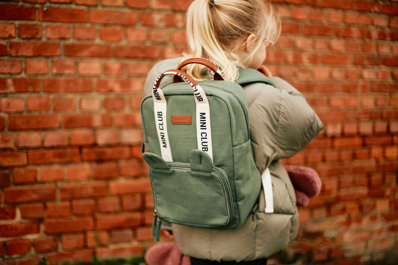 Рюкзак дитячий Childhome Mini Club, canvas green