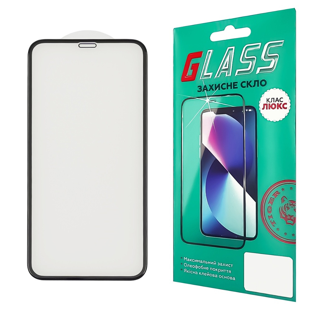 TU TU Защитное стекло для Apple iPhone X/ XS/ 11 Pro (0.3 мм, 4D чёрное) Люкс, фото 1