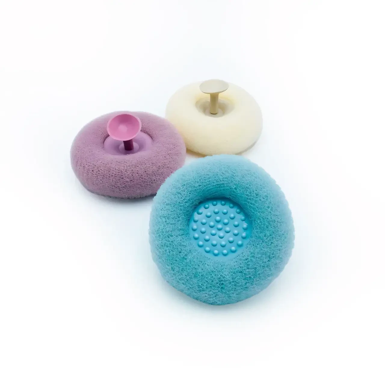 Нейлонові мочалки на присоску для ванної, Мочалка губка масажна