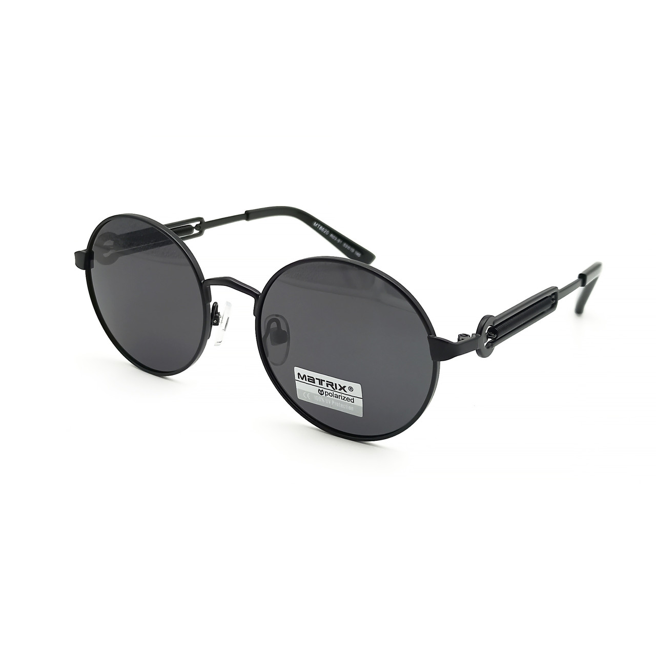 Сонцезахисні окуляри Matrix Round polarized чорні