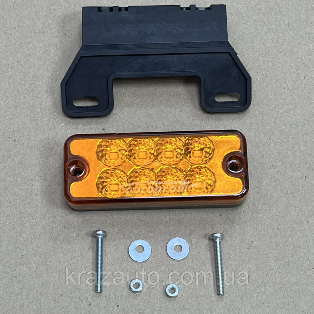 Ліхтар габаритний жовтий 12-24v (8LED) (Туреччина) 000004555