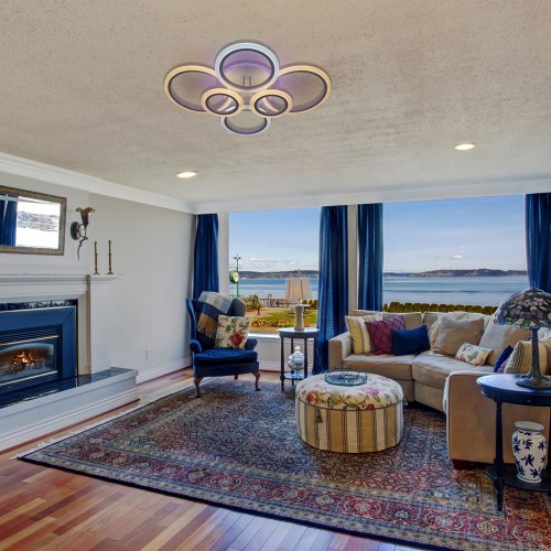 Люстра світлодіодна з пультом управління Ardero AL6460ARD SOFT R 120W, фото 1