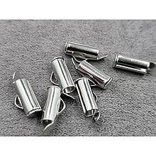 Кінцевик-трубочка слайдер 4*10мм, 50шт, колір сталь