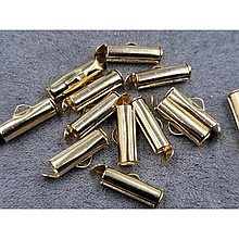 Кінцевик-трубочка слайдер 4*13мм, 50шт, колір золото