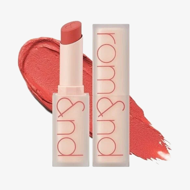 Легкий матовий тинт для губ Rom&Nd Zero Matte Lipstick 08 Adorable 3 г, фото 1