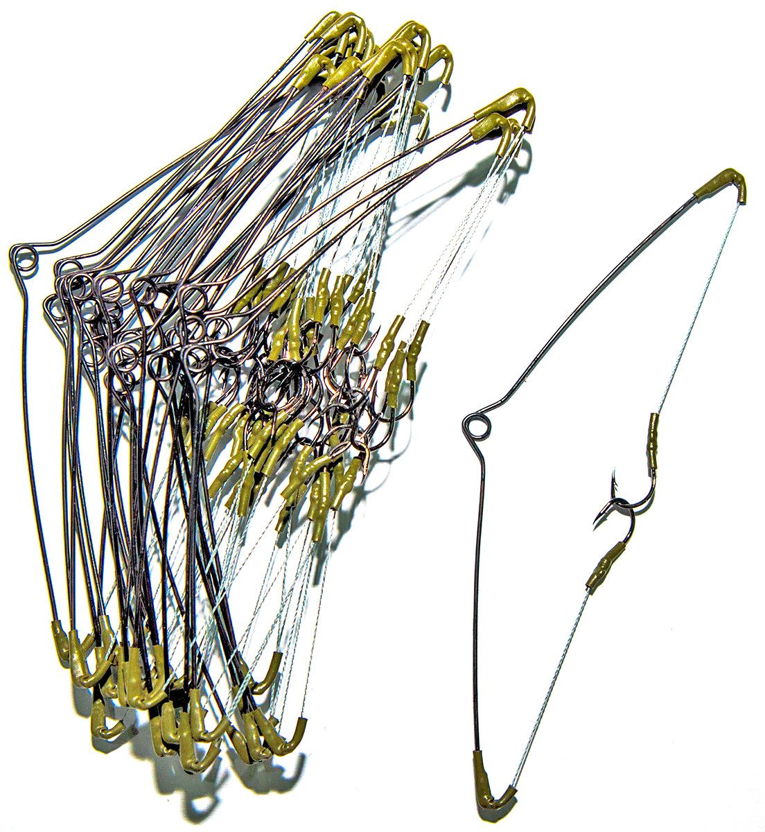 Коромисло для риболовлі з повідцем, 5 шт/уп