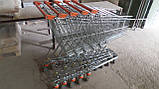 Торгові візки на 130 л. б.у, візки для супермаркетів б у,, фото 2
