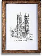 УЦЕНКА Рамка для фотографий Ray & Chow в деревенском стиле коричневого цвета