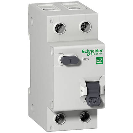 Дифавтомат 10A 30mA 4,5kA 2P тип C тип AC Easy9 Schneider Electric (EZ9D34610), фото 1