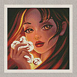 Алмазна мозаїка/вишивка Український сюжет. Чарівна бавовна 40*40 см Ідейка AMO 7471, фото 2