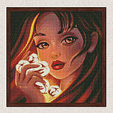 Алмазна мозаїка/вишивка Український сюжет. Чарівна бавовна 40*40 см Ідейка AMO 7471, фото 3