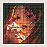 Алмазна мозаїка/вишивка Український сюжет. Чарівна бавовна 40*40 см Ідейка AMO 7471, фото 4