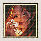 Алмазна мозаїка/вишивка Український сюжет. Чарівна бавовна 40*40 см Ідейка AMO 7471, фото 5