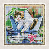 Алмазна мозаїка/вишивка Релакс влітку 40*40 см Ідейка AMO 7480, фото 5