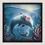 Алмазна мозаїка/вишивка Пейзаж. Морська прогулянка 40*40 см Ідейка AMO 7571, фото 4