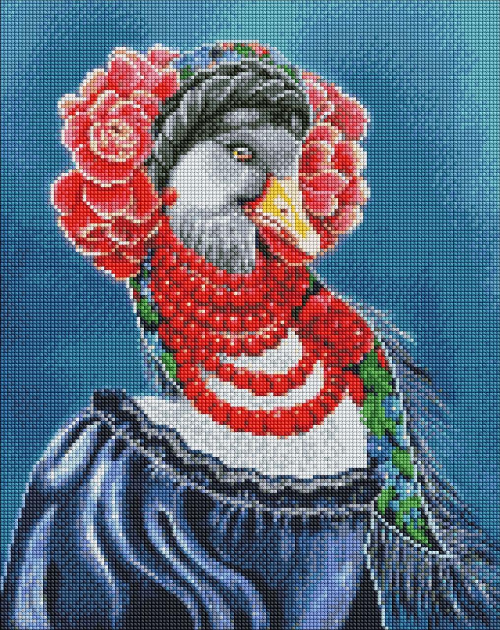 Алмазна мозаїка/вишивка Українська гуска 40*50 см Ідейка AMO 7601, фото 1