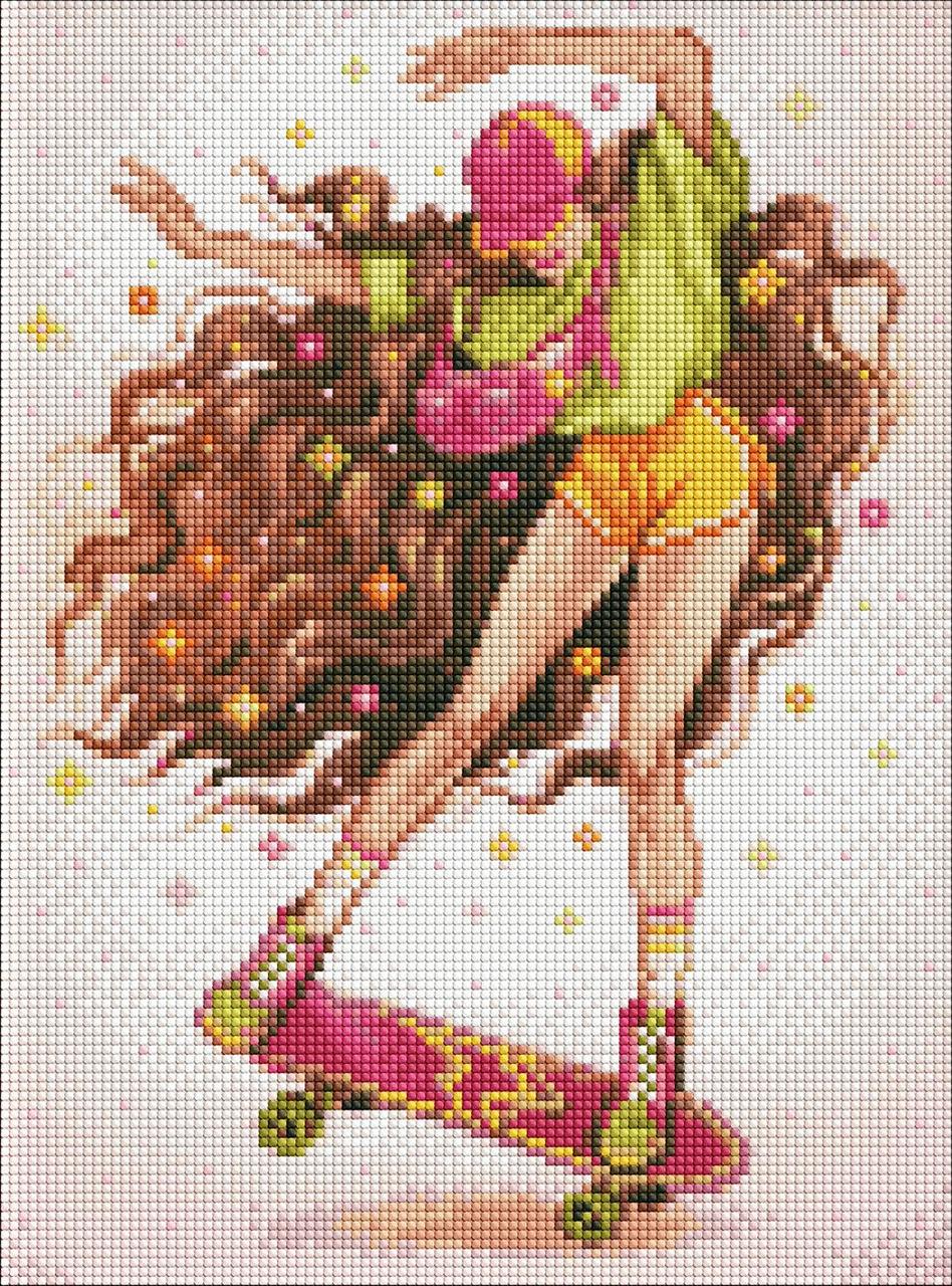 Алмазна мозаїка/вишивка Тримай баланс з голограмними стразами 30*40 см Ідейка AMO 7690, фото 1